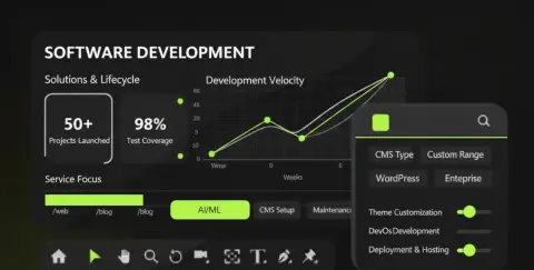 Custom software development for business tools