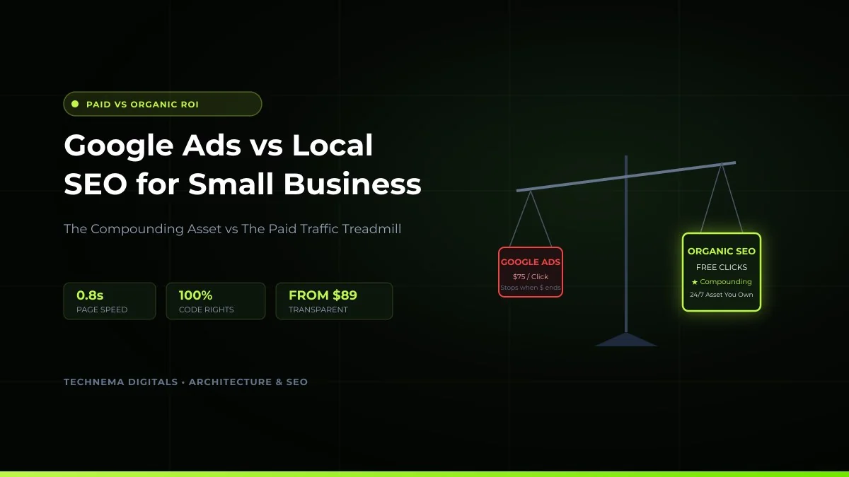 Google Ads vs Local SEO Comparison