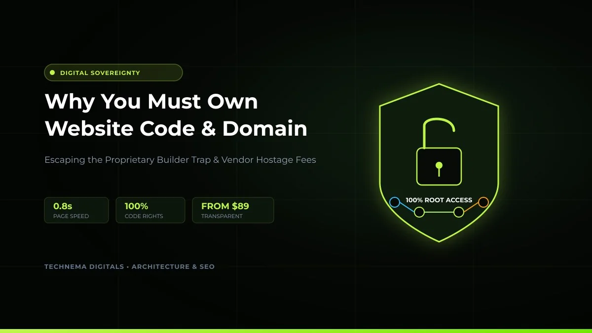 Why You Must Own Your Website Source Code and Domain