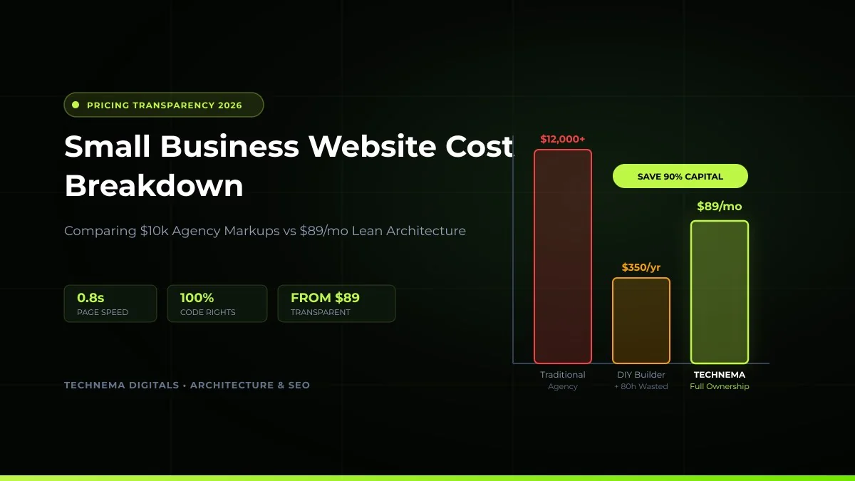 Small Business Website Cost in 2026