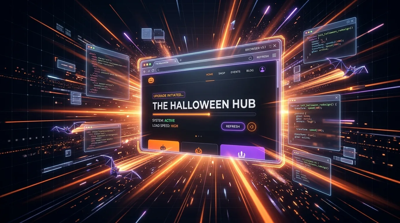 Website Redesign and Modernization This Halloween