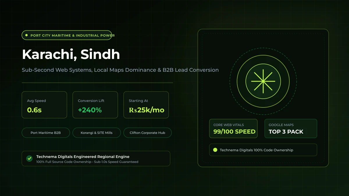 Karachi Web Design & Local SEO - Technema Digitals