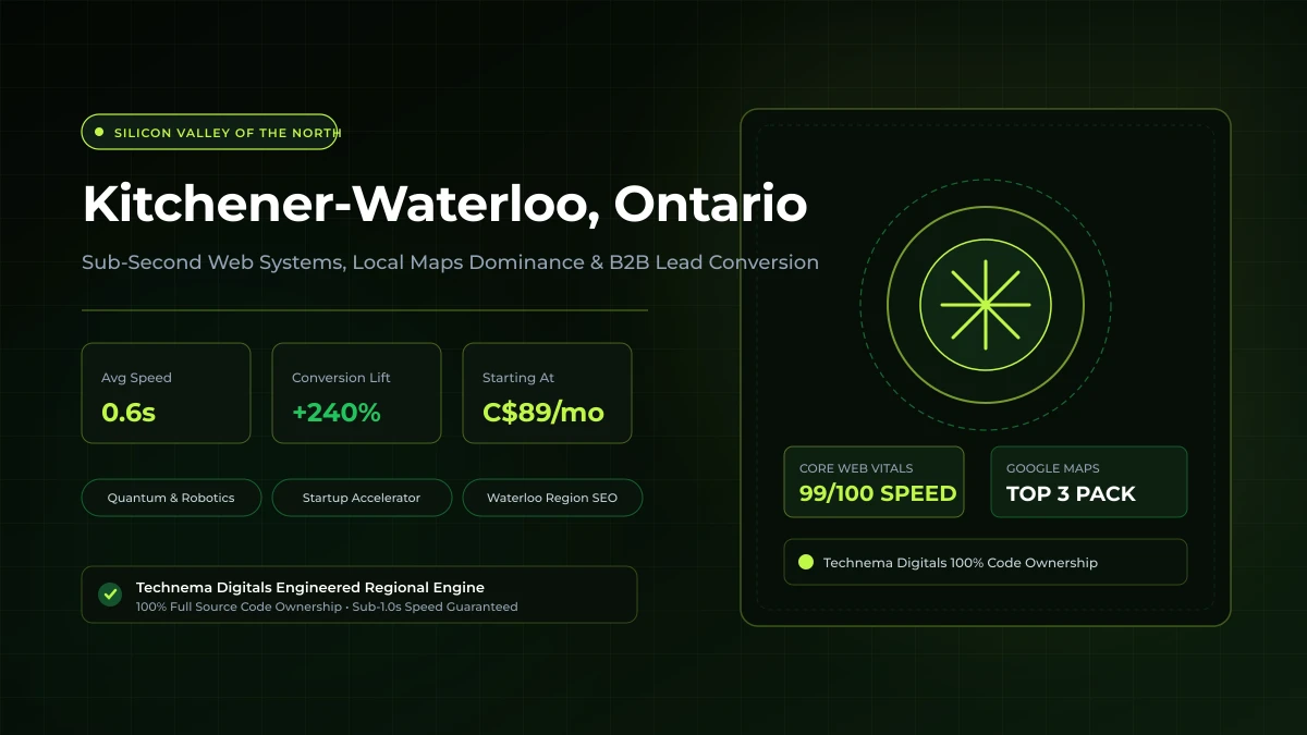 Kitchener-Waterloo Web Design & Local SEO - Technema Digitals