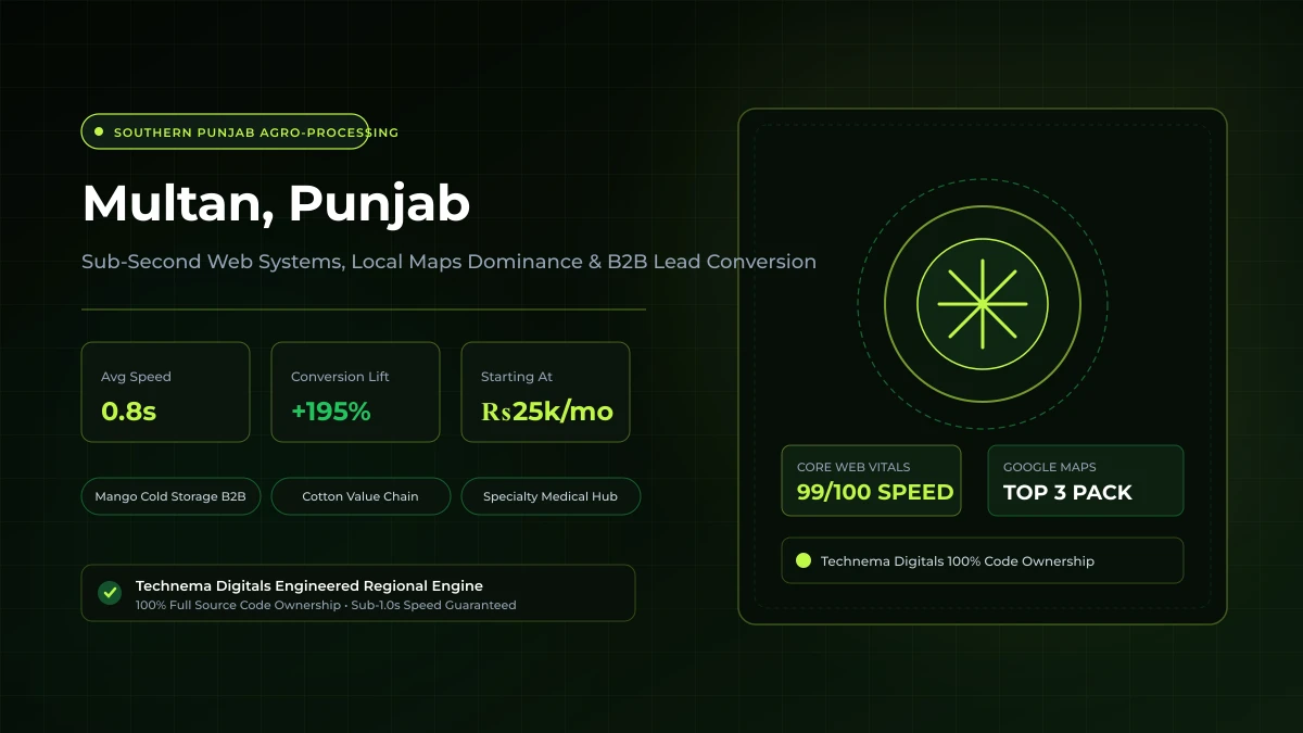 Multan Web Design & Local SEO - Technema Digitals