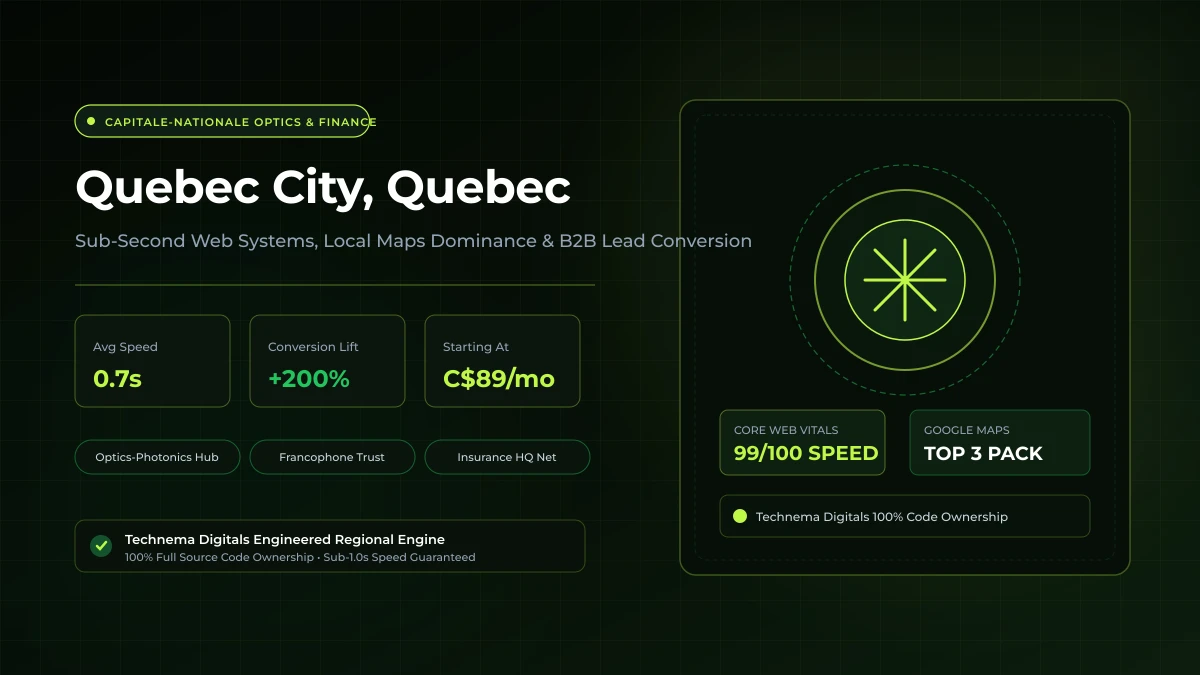 Quebec City Web Design & Local SEO - Technema Digitals