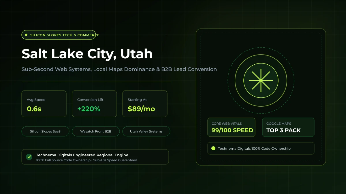 Salt Lake City Web Design & Local SEO - Technema Digitals