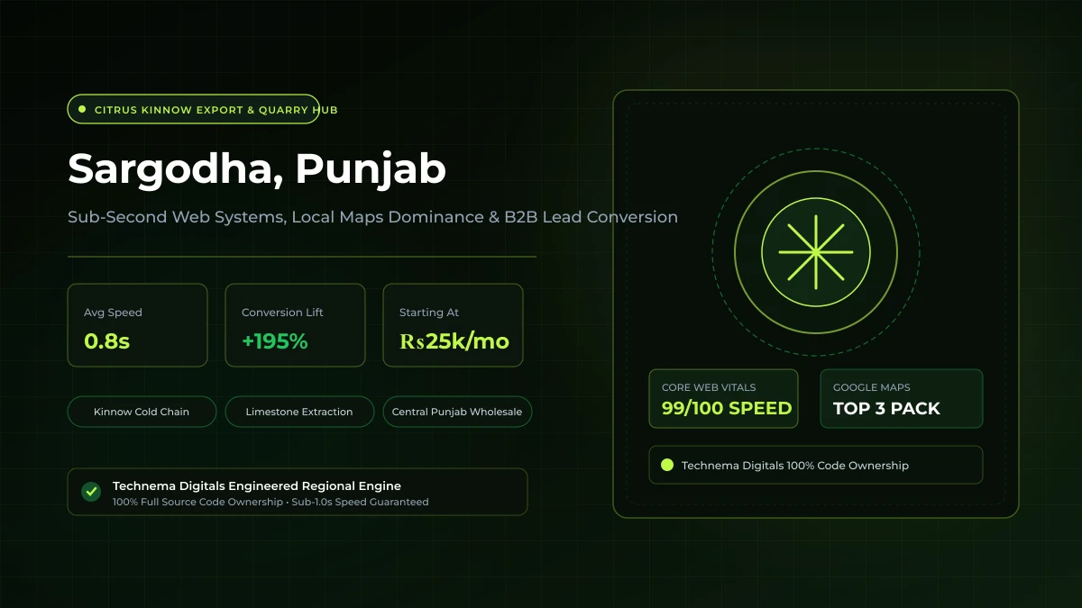 Sargodha Web Design & Local SEO - Technema Digitals