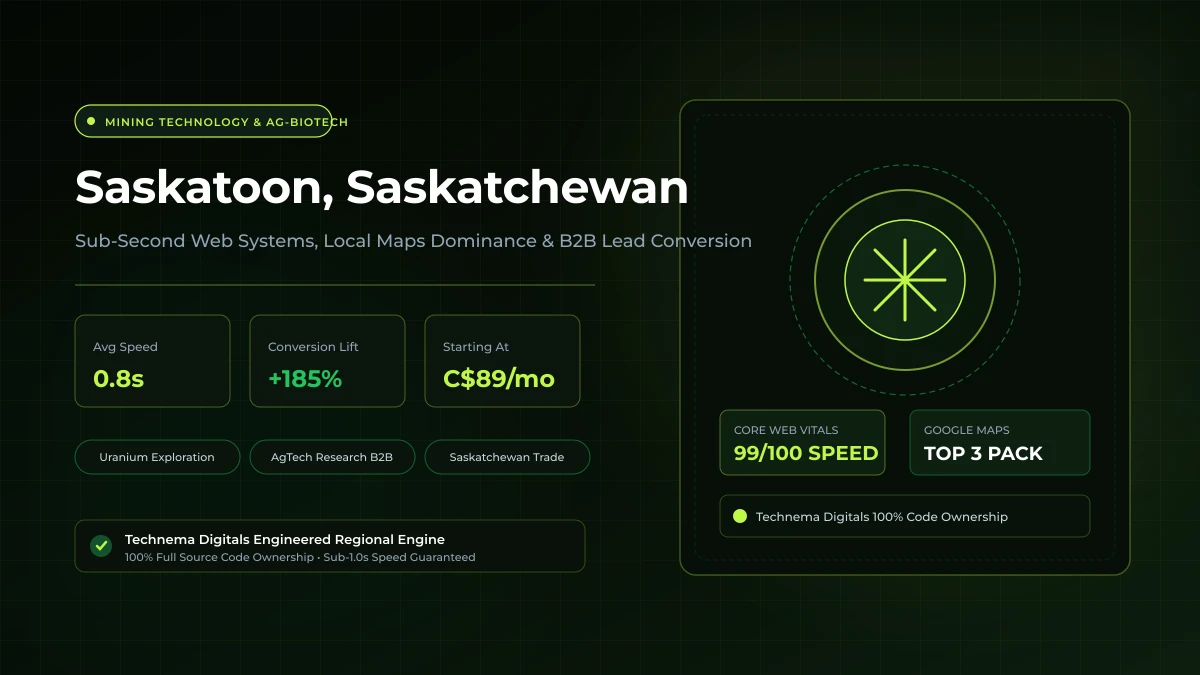 Saskatoon Web Design & Local SEO - Technema Digitals