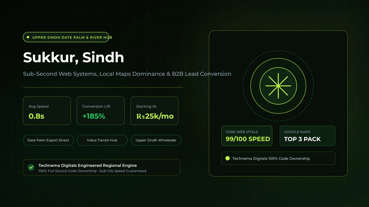 Sukkur Web Design & Local SEO - Technema Digitals