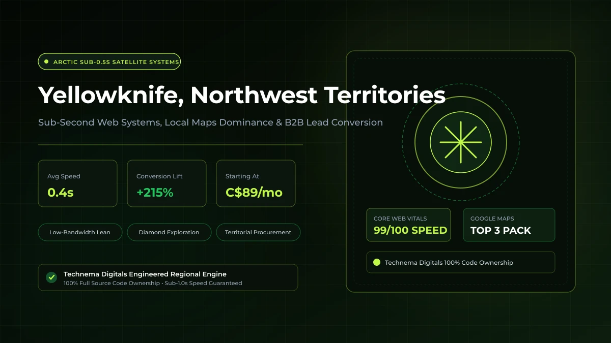 Yellowknife Web Design & Local SEO - Technema Digitals