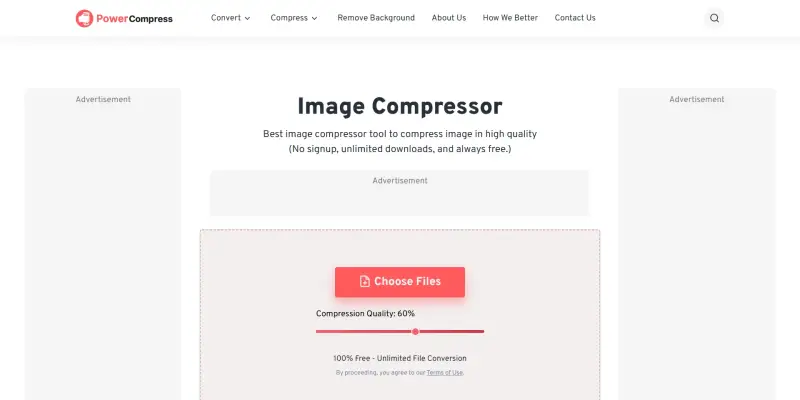PowerCompress AI tool website case study